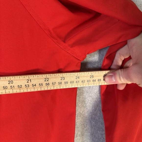 Fairway jacket mens large vintage red zip up lightweight golf 80s cotton - Picture 5 of 9